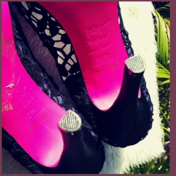 Betsey Johnson Peep Toe Heels size 10 - Picture 5 of 8